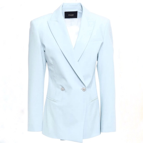 Maje Jackets & Blazers - NWT Maje blazer in sky blue size 38